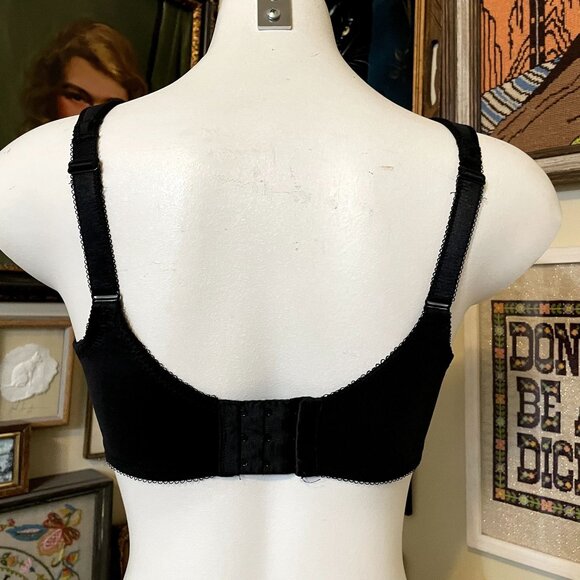 Wacoal Black Bodysuede® Full-Coverage Seamless Inner Sling Underwire Bra 34D - Picture 2 of 6